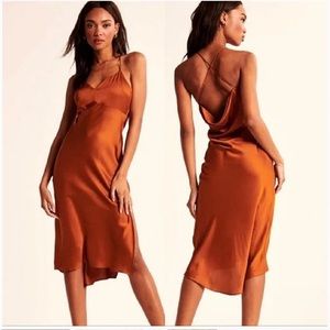 A&F rust color dress- Size XS